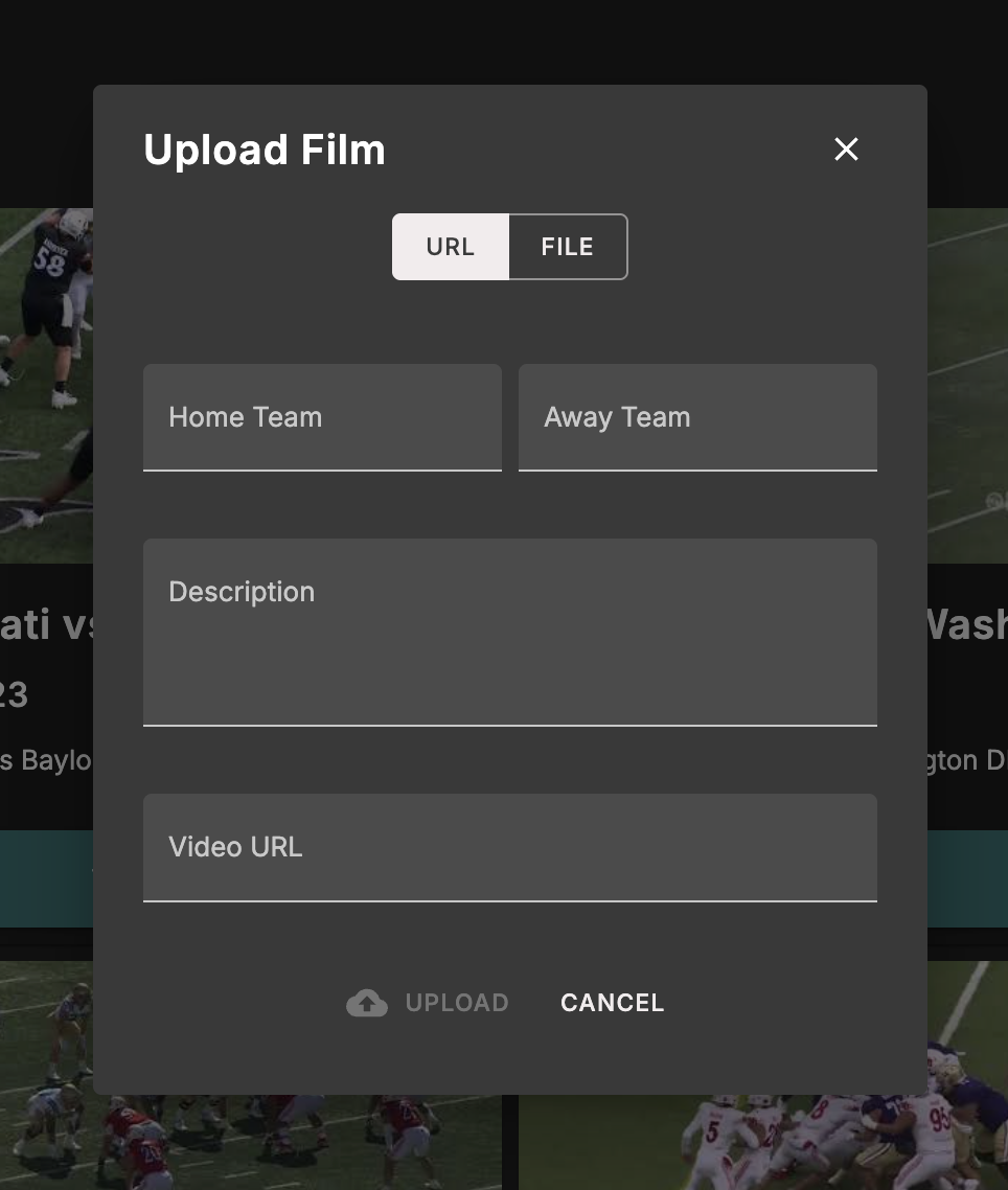 Film Upload Modal